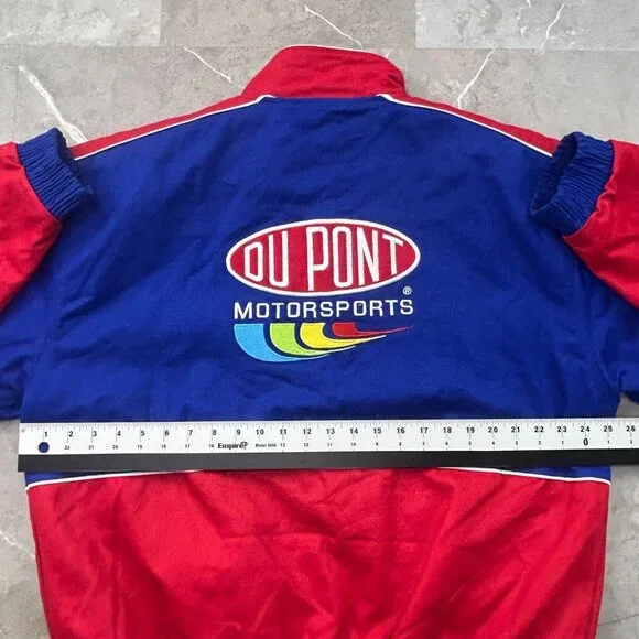 Vintage Dupont Racing Jacket Mens XL Jeff Gordon Nascar Embroidered - Picture 5 of 7